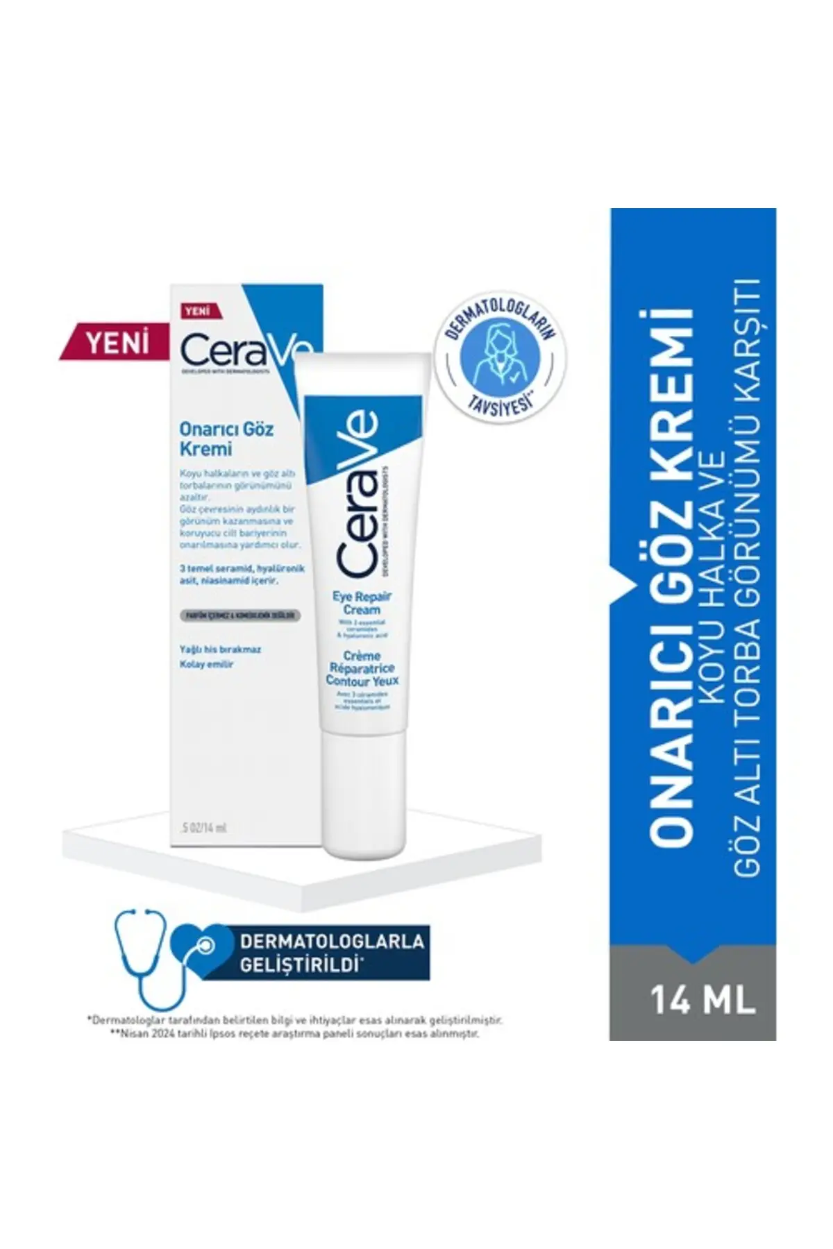 Cerave Onarıcı Göz Kremi 14 ml