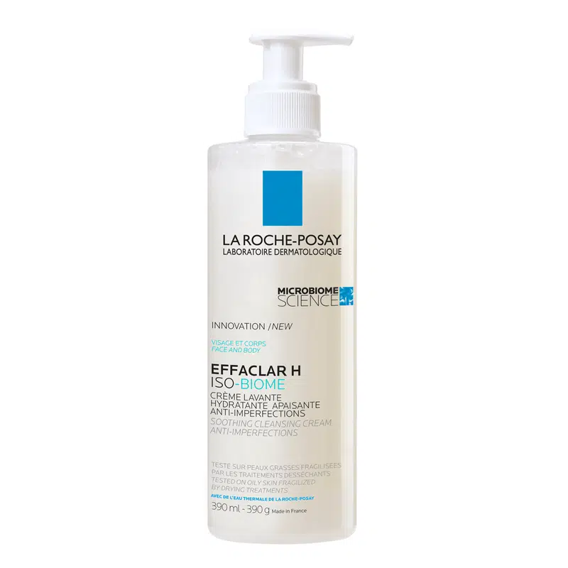 La Roche Posay Effaclar H Iso Biome Yatıştırıcı Temizleyici Krem Cilt Kusurlarına Eğilimli Ciltler İçin 390 Ml