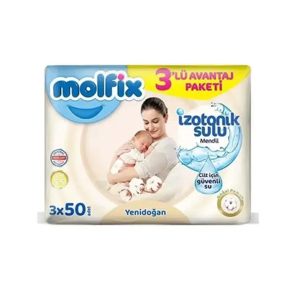 Molfix İzotonik Sulu Yenidoğan 3x50 Adet
