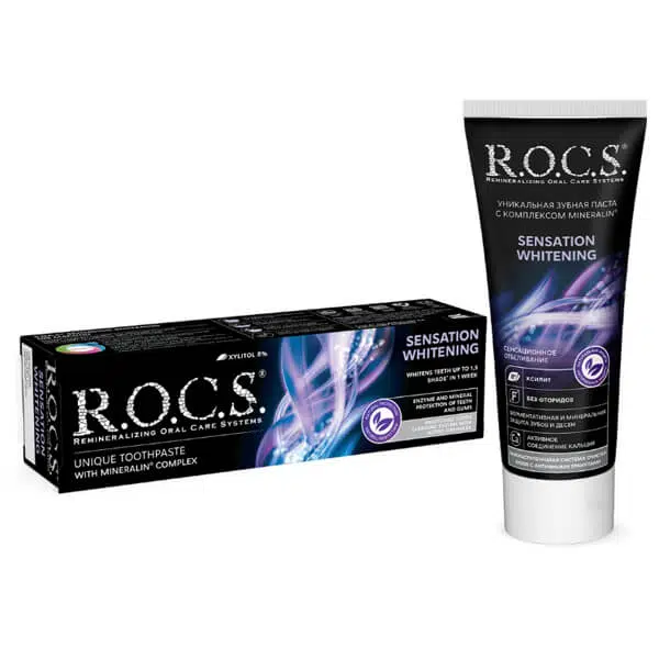 Rocs Sensation Whitening Beyazlatıcı Parlatıcı Diş Macunu 60 ml