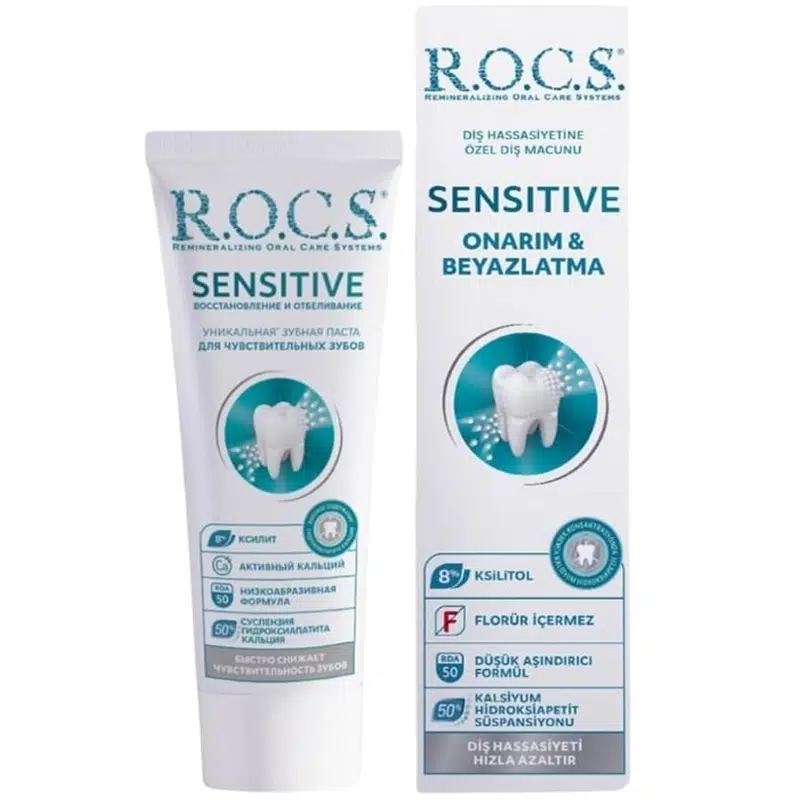 Rocs Sensitive Repair Whitening Diş Macunu 75 ml