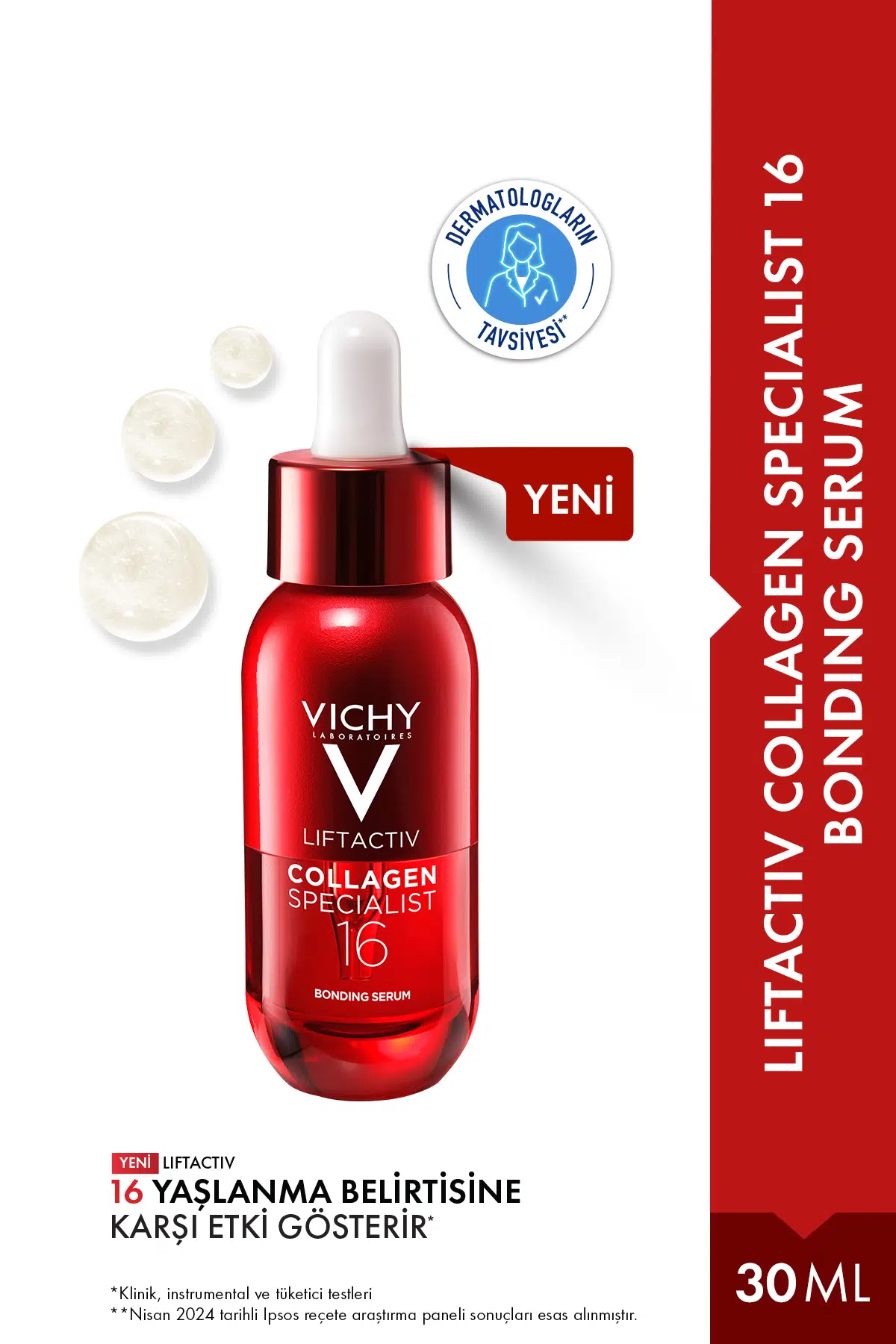 Vichy Liftactiv Collagen Specialist 16 Bonding Cilt Bakım Serumu 30 ml