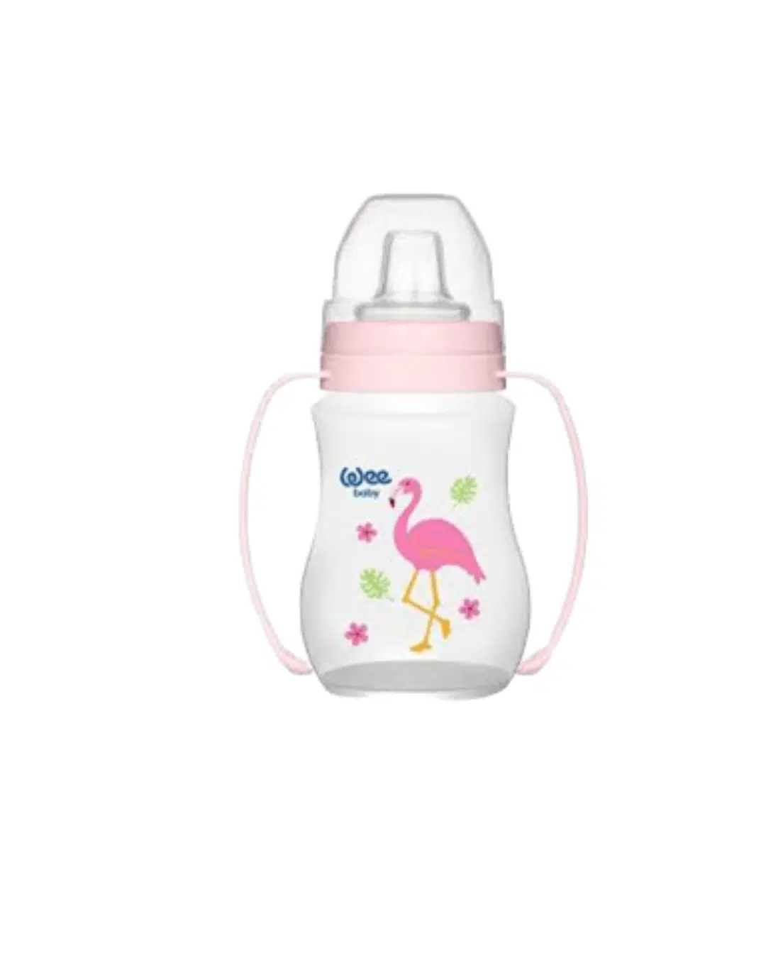 Wee Baby 754 PP Alıştırma Bardağı Antikolik Akıtmaz Kulplu 250 ml - Pembe